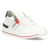 Filippo Ledersneakers DP6083/24 WH NV Weiß